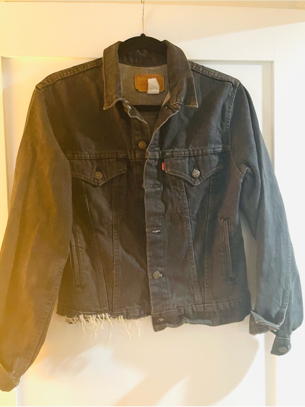 Levi's Black Denim Utility Jacket